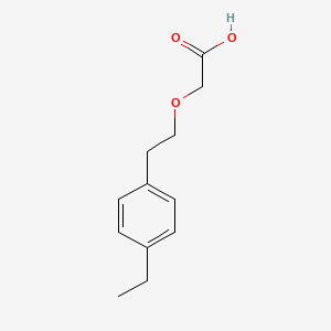 2-[2-(4-Ethylphenyl)ethoxy]acetic acid - 
