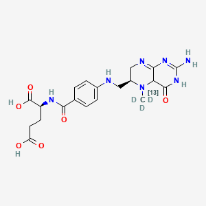 (2S)-2-[[4-[[(6S)-2-amino-4-oxo-5-(trideuterio(113C)methyl)-3,4a,6,7-tetrahydropteridin-6-yl]methylamino]benzoyl]amino]pentanedioic acid - 