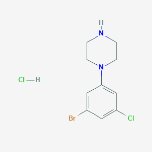 1-(3-Bromo-5-chlorophenyl)piperazine hydrochloride - 