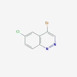 4-Bromo-6-chlorocinnoline - 