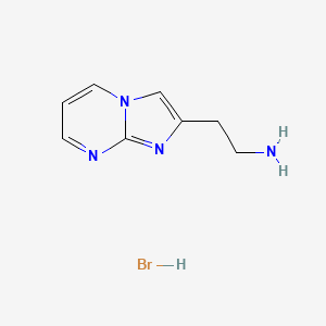 2-{Imidazo[1,2-a]pyrimidin-2-yl}ethan-1-amine hydrobromide - 