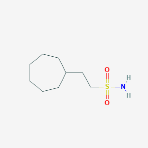 2-Cycloheptylethane-1-sulfonamide - 