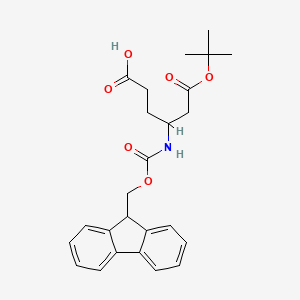(4R)-6-(tert-butoxy)-4-({[(9H-fluoren-9-yl)methoxy]carbonyl}amino)-6-oxohexanoic acid - 