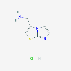 Imidazo[2,1-b]thiazol-3-ylmethanamine hydrochloride - 