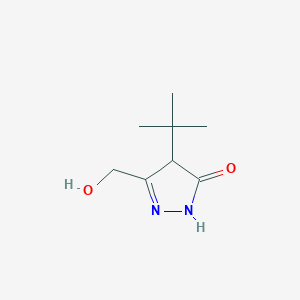 4-Tert-butyl-3-(hydroxymethyl)-1,4-dihydropyrazol-5-one - 