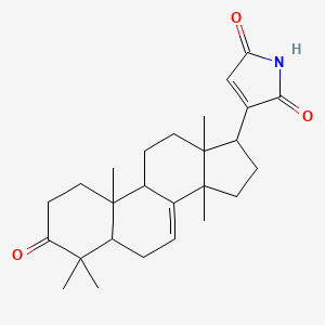 3-(4,4,10,13,14-Pentamethyl-3-oxo-1,2,5,6,9,11,12,15,16,17-decahydrocyclopenta[a]phenanthren-17-yl)pyrrole-2,5-dione - 