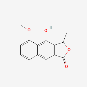 4-Hydroxy-5-methoxy-3-methylnaphtho[2,3-c]furan-1(3H)-one - 89877-55-4