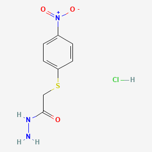 2-[(4-Nitrophenyl)sulfanyl]acetohydrazide hydrochloride - 