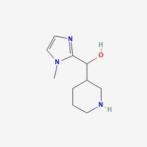(1-methyl-1H-imidazol-2-yl)(piperidin-3-yl)methanol - 