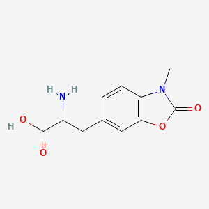 2-Amino-3-(3-methyl-2-oxo-2,3-dihydro-1,3-benzoxazol-6-yl)propanoic acid - 