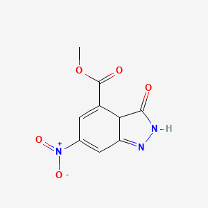 3-Hydroxy-6-nitro-4-(1H)indazole carboxylic acid methyl ester - 