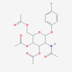 4'-Fluorophenyl 2-acetamido-3,4,6-tri-O-acetyl-2-deoxy-beta-D-glucopyranoside - 