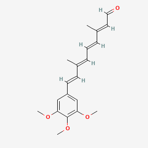 3,7-Dimethyl-9-(3,4,5-trimethoxy-phenyl)-nona-2,4,6,8-tetraenal - 