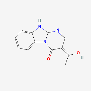 1-(4-Hydroxy-10,10a-dihydrobenzo[4,5]imidazo[1,2-a]pyrimidin-3-yl)ethanone - 