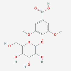 3,5-dimethoxy-4-[3,4,5-trihydroxy-6-(hydroxymethyl)oxan-2-yl]oxybenzoic acid - 1873386-68-5
