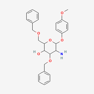 4-Methoxyphenyl 2-amino-3,6-di-O-benzyl-2-deoxy-b-D-glucopyranoside - 