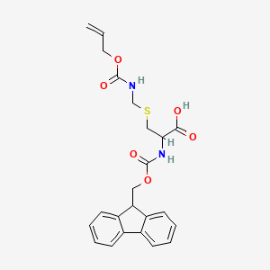2-{[(9H-fluoren-9-ylmethoxy)carbonyl]amino}-3-[({[(prop-2-en-1-yloxy)carbonyl]amino}methyl)sulfanyl]propanoic acid - 