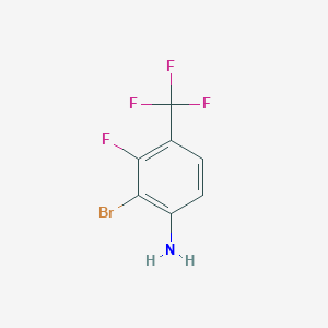 2-Bromo-3-fluoro-4-(trifluoromethyl)aniline - 