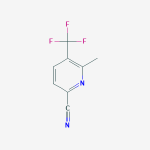 2-Pyridinecarbonitrile, 6-methyl-5-(trifluoromethyl)- - 1448776-81-5