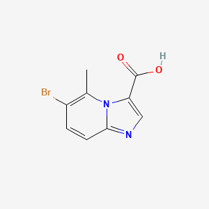 6-Bromo-5-methylimidazo[1,2-a]pyridine-3-carboxylic acid - 