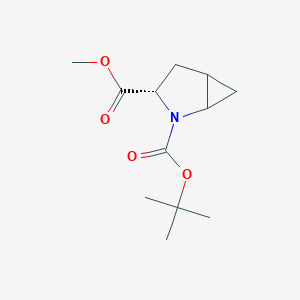2-O-tert-butyl 3-O-methyl (3S)-2-azabicyclo[3.1.0]hexane-2,3-dicarboxylate - 