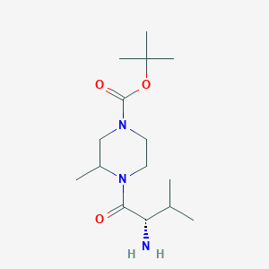 4-((S)-2-Amino-3-methyl-butyryl)-3-methyl-piperazine-1-carboxylic acid tert-butyl ester - 