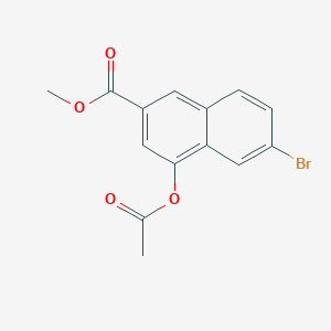 4-(Acetyloxy)-6-bromo-2-naphthalenecarboxylic acid methyl ester - 