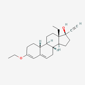 (8R,9s,10r,13s,14s,17r)-3-ethoxy-13-ethyl-17-ethynyl-2,7,8,9,10,11,12,14,15,16-decahydro-1h-cyclopenta[a]phenanthren-17-ol - 