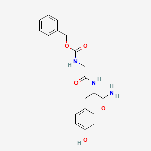 (S)-Benzyl (2-((1-amino-3-(4-hydroxyphenyl)-1-oxopropan-2-yl)amino)-2-oxoethyl)carbamate - 