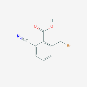 2-(Bromomethyl)-6-cyanobenzoic acid - 