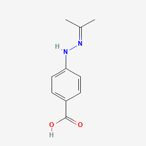 4-(2-(Propan-2-ylidene)hydrazinyl)benzoic acid - 