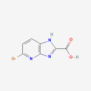 5-bromo-1H-imidazo[4,5-b]pyridine-2-carboxylic acid - 