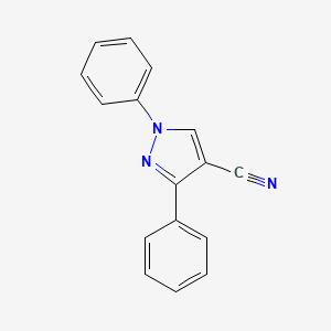 1,3-Diphenyl-4-pyrazolecarbonitrile - 17647-21-1