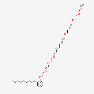 3,6,9,12,15,18,21,24,27-Nonaoxanonacosan-1-ol, 29-(isononylphenoxy)- - 65455-72-3
