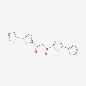 1,3-Di([2,2'-bithiophen]-5-yl)propane-1,3-dione - 832732-77-1
