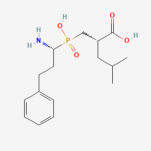 (2S)-2-[[[(1R)-1-amino-3-phenyl-propyl]-hydroxy-phosphoryl]methyl]-4-methyl-pentanoic acid - 