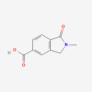 2-Methyl-1-oxo-2,3-dihydro-1H-isoindole-5-carboxylic acid - 