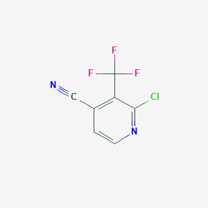 2-Chloro-3-(trifluoromethyl)isonicotinonitrile - 