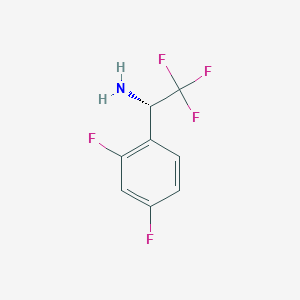 (S)-1-(2,4-difluorophenyl)-2,2,2-trifluoroethan-1-amine - 845252-03-1