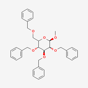(2R,3R,4S,5R)-2-methoxy-3,4,5-tris(phenylmethoxy)-6-(phenylmethoxymethyl)oxane - 