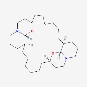 (1S,8R,10R,15S,29R)-9,30-dioxa-11,25-diazapentacyclo[20.6.2.28,11.010,15.025,29]dotriacontane - 