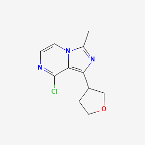 8-Chloro-3-methyl-1-(oxolan-3-yl)imidazo[1,5-a]pyrazine - 1184919-93-4