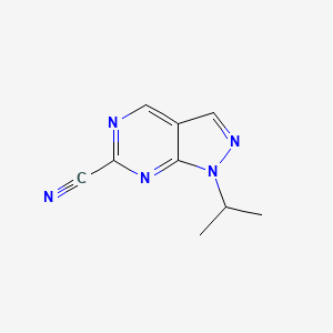 1-Isopropylpyrazolo[3,4-d]pyrimidine-6-carbonitrile - 