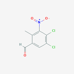 4,5-Dichloro-2-methyl-3-nitrobenzaldehyde - 