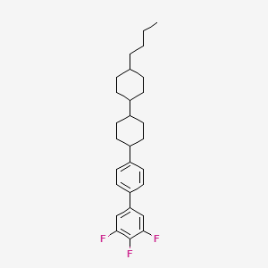 1,1'-Biphenyl, 4'-[(trans,trans)-4'-butyl[1,1'-bicyclohexyl]-4-yl]-3,4,5-trifluoro- - 137529-42-1