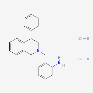 2-((4-Phenyl-3,4-dihydroisoquinolin-2(1H)-yl)methyl)aniline dihydrochloride - 