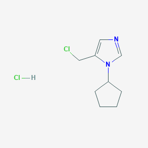 5-(Chloromethyl)-1-cyclopentyl-1H-imidazole hydrochloride - 