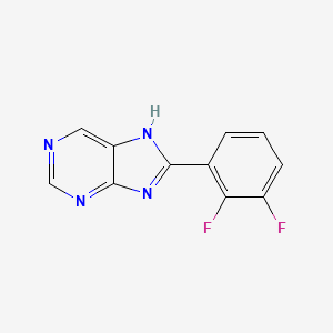 8-(2,3-Difluorophenyl)-1H-purine - 878287-57-1
