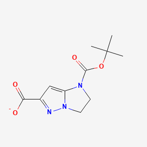 1H-Imidazo[1,2-b]pyrazole-1,6-dicarboxylic acid, 2,3-dihydro-, 1-(1,1-dimethylethyl) ester - 