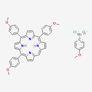 5,10,15,20-Tetrakis(4-methoxyphenyl)-21H,23H-porphinemanganese(III)chloride - 